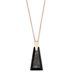 Kendra Scott Collins Necklace Black Granite